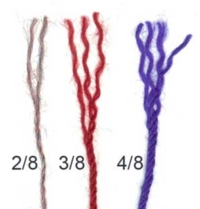 2/8, 3/8, 2/24 | Yarn weights for machine knitting
