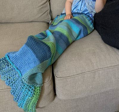 Mermaid Tail: Why should crocheters have all the fun?